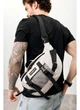 Велика чоловіча тканинна поясна сумка бананка SAMBAG Сірий (5491038721) - зображення 4