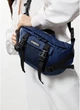 Большая женская тканевая поясная сумка бананка SAMBAG Синяя (5458038721) - изображение 5