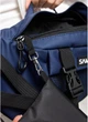 Большая женская тканевая поясная сумка бананка SAMBAG Синяя (5458038721) - изображение 11