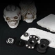 Антистресс Mini EDC Scull Toy 3 в 1 Спиннер, Магнитный Слайдер, Кликер цвет Черный (01811) - изображение 5