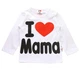 Реглан "I Love Mama" DS білий, зріст 73 см - зображення 1