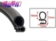 Универсальный автомобильный уплотнитель дверей Rubber Seal Strip (1 метр) 16х25х15 мм - изображение 6