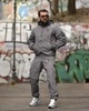 Мужской спортивный костюм серый (Submariner Grey) - Стильный демисезонный комплект, спортивный костюм с брюками и худи, размер M - изображение 2