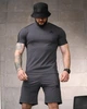 Летний комплект Adidas серый мужской футболка и шорты XXL - изображение 4