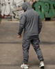 Костюм мужской C.P. Company серый ТР6073 tactical street, куртка и штаны карго S - изображение 4