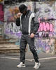 Спортивный костюм RETRO Lacoste темно-серый мужской плащевка краш с сетчатой подкладкой M - изображение 4