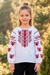 Вышиванка для девочки 110 Белая (010446193-001) - изображение 1
