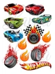 Декор на торт Хот Вилс Hot Wheels вафельная бумага для торта съедобная печать на вафельной бумаге пищевая вафельная картинка плотная А4 2804264202 - изображение 1