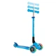 Детский 3-колесный самокат Globber Primo Foldable Lights голубой, 432-101-3 - изображение 4