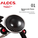 Портативная газовая плита ALOCS для приготовления пищи на открытом воздухе, съемная ветрозащитная мощная горелка, походное снаряжение, головка плиты для дикой природы. - изображение 4
