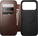 Etui z klapką Nomad Modern Leather Folio Horween Magsafe do iPhone 17 Pro Max Brązowe (856504014100) - obraz 3