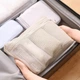 Сумка-органайзер MUJI сетчатая из переработанного полиэстера 27x21x5 см Beige - изображение 7