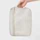 Сумка-органайзер MUJI сетчатая из переработанного полиэстера 27x21x5 см Beige - изображение 3
