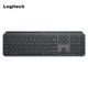 Бездротова Bluetooth-клавіатура Logitech MX Keys S, надтонка повнорозмірна, ергономічний дизайн, розумне підсвічування, з бездротовим приймачем, чорна, 108 клавіш - зображення 2