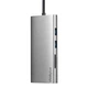 Док-станция расширения ThinkPad Lenovo Type-C, адаптер USB-C на HDMI и VGA, USB-концентратор, гигабитная сетевая карта, быстрая зарядка PD, устройство чтения карт SD/TF, док-станция расширения для ноутбука LC10 - изображение 6