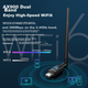 Бездротовий мережевий USB-адаптер EDUP AX900, WiFi 6 дводіапазонний 5G Bluetooth 5.3 з двома входами, приймач WiFi для настільного комп'ютера та ноутбука з зовнішньою антеною EP-AX900 - изображение 3