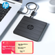 Внешний оптический привод HP, внешний DVD-рекордер, чтение/запись/запись, двухвходовой портативный внешний оптический привод, USB, ультратонкий, универсальный DVD8/CD, скорость 24x, черный. - изображение 1
