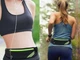 Спортивная сумка на пояс 20×10 см для бега, черная - изображение 4