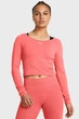 Жіночий кораловий лонгслів UA Train Seamless LS Under Armour MD 1379150-811 - изображение 1
