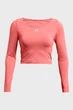 Жіночий кораловий лонгслів UA Train Seamless LS Under Armour MD 1379150-811 - изображение 4