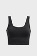 Жіночий чорний топ Meridian Fitted Crop Tank Under Armour XS 1373924-001 - изображение 5