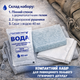 Набор сухого пенного душа Лео Чугайстер Компакт Одноразовый с водой для всего тела 5 шт (4821002032068) - изображение 3