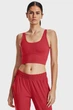 Жіночий червоний топ Meridian Fitted Crop Tank Under Armour XS 1373924-638 - изображение 1