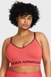 Жіночий кораловий топ UA Seamless Low Long Bra Under Armour SM 1357719-811 - изображение 2