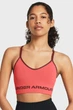 Жіночий спортивний кораловий топ UA Seamless Low Long Bra Under Armour XS 1357719-811 - зображення 4
