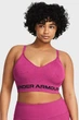 Жіночий спортивний топ UA Seamless Low Long Htr Bra Under Armour XS 1357232-686 - зображення 1