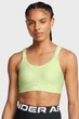 Жіночий салатовий топ UA Infinity High 2.0 Bra Under Armour S D-DD 1384112-384 - зображення 3