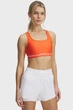 Жіночий помаранчевий топ Crossback Mid Bra Under Armour XL 1361034-847 - изображение 1