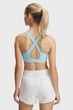 Жіночий блакитний топ Crossback Mid Bra Under Armour XL 1361034-494 - зображення 6