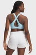 Жіночий блакитний топ Crossback Mid Bra Under Armour XL 1361034-494 - зображення 8