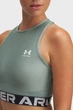 Жіночий м'ятний топ HeatGear Rib Tank Under Armour SM 1388694-348 - зображення 3