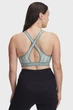 Жіночий м'ятний топ з візерунком Crossback Mid Print Under Armour XS 1361042-348 - изображение 6