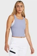 Жіночий бузковий топ Meridian Rib Crop Tank Under Armour XS 1384008-539 - изображение 1