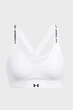 Білий топ UA Infinity High 2.0 Bra Under Armour L D-DD 1384112-100 - зображення 6