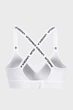 Білий топ UA Infinity High 2.0 Bra Under Armour L D-DD 1384112-100 - зображення 7