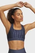Жіночий темно-сірий топ з візерунком Crossback Mid Print Under Armour LG 1361042-044 - изображение 2