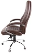 Кресло АКЛАС Луизиана MB (GB-242CC) (Кожа LC-K Dark brown/PU Dark brown) - изображение 3