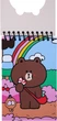 Блокнот Yes Line Friends Choco 110х110 мм 60 аркушів у клітинку (152247) (5056574471017) - зображення 2