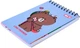 Блокнот Yes Line Friends Choco 110х110 мм 60 аркушів у клітинку (152247) (5056574471017) - зображення 4
