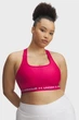 Жіночий малиновий топ Crossback Mid Bra Under Armour SM 1361034-681 - изображение 3