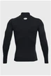 Чоловічий чорний лонгслів UA HG Armour Comp Mock LS Under Armour XXL 1369606-001 - изображение 6
