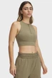 Жіночий оливковий топ Meridian Zip Tank Under Armour LG 6000361-251 - изображение 1
