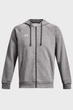 Чоловіче сіре худі UA Rival Fleece FZ Hoodie Under Armour XXL 1379767-025 - зображення 4
