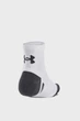 Білі шкарпетки (3 пари) UA Performance Tech 3pk Qtr Under Armour XL 1379510-100 - зображення 4