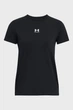 Жіноча чорна футболка Campus Core Under Armour XS 1383648-001 - изображение 3