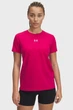 Жіноча малинова футболка UA Rival Core SS Under Armour XS 1383648-681 - изображение 1